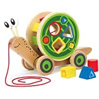 Hape E0349- Palo de Arrastre Caracol para Infantil